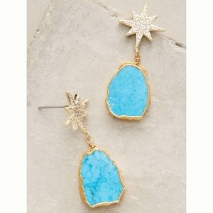 Anthropologie North Star earrings